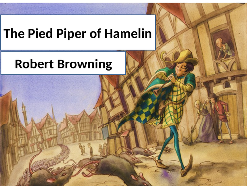 CLASSIC POEM PIED PIPER OF HAMELIN COMPREHENSION. ANSWER KEY AND SLIDES