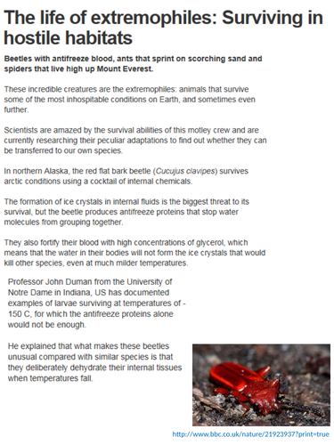 NEW AQA GCSE Trilogy (2016) Biology – Adaptations