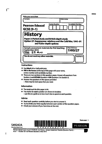 2 756 Gcse Mock Exam History Yomockup