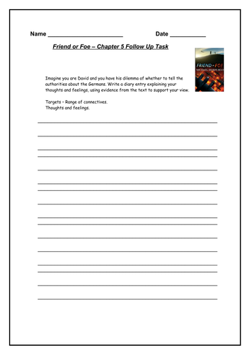 Friend or Foe Guided Reading planning