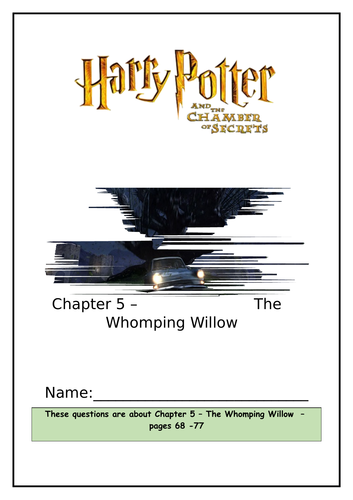 Harry Potter and the Chamber of Secrets - guided reading planning