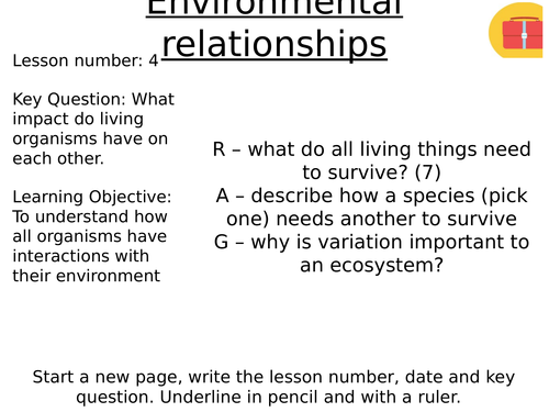 Species interactions