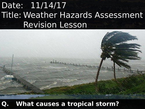 Weather Hazards Assessment