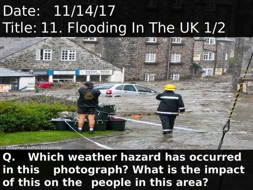 11. Flooding In The UK 1/2