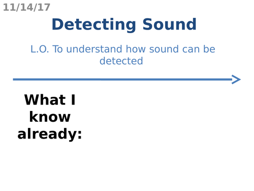 Detecting Sound (The Ear)