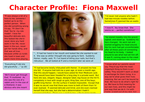 Tomorrow When the War Began - Character profile: Fiona Maxwell