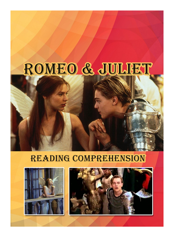 Romeo and Juliet Summary Reading Comprehension | Shakespeare Reading Passage & Questions