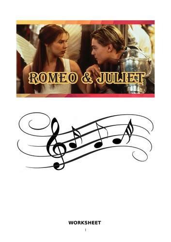Listening exercises on Romeo and Juliet song