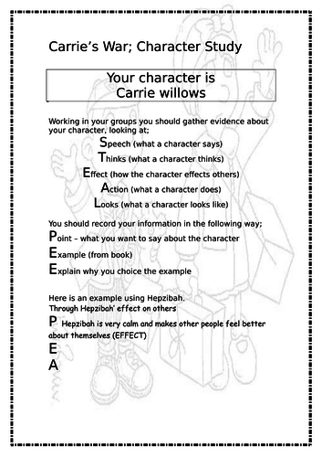 Carrie's War - Nina Bawden Resources