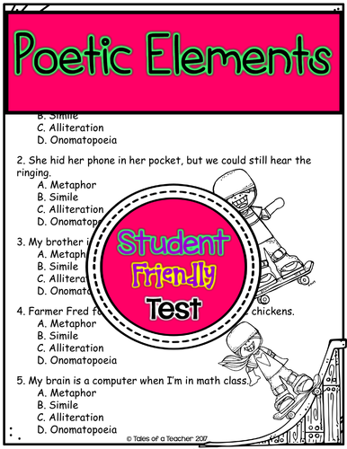 Poetic Elements Test