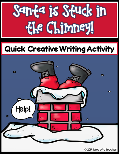 Santa is Stuck in the Chimney! Writing Activity