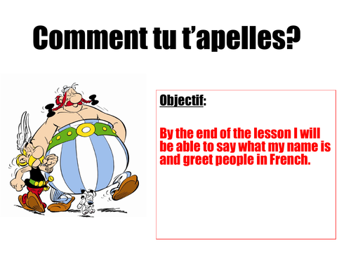 Comment tu t'appelles?