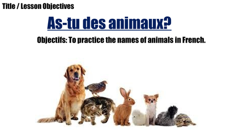 Les Animaux