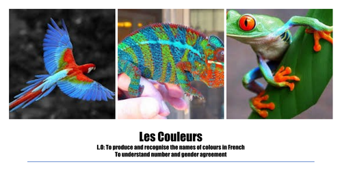 Les Couleurs