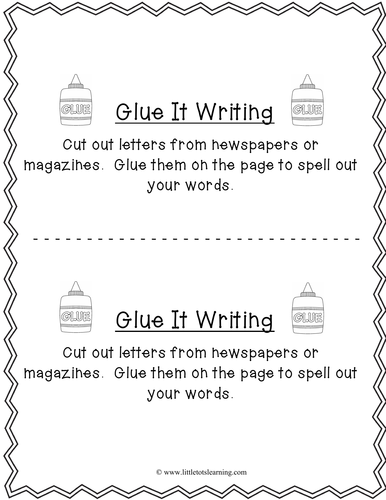 Spelling Activities for any list of words