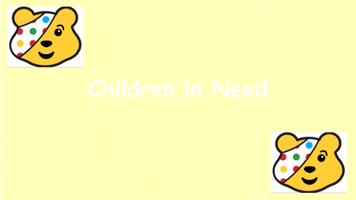 Children in Need Presentation