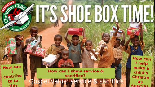Samaritans Christmas Shoebox Appeal Assembly! #ReadyToGo!