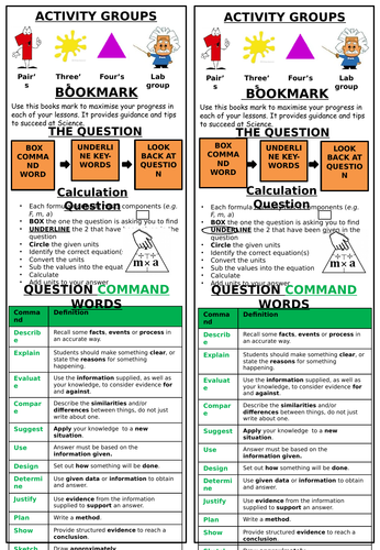 science bookmark