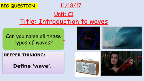 Pearson BTEC New specification-Applied science-Unit 1-Introduction to waves-C1