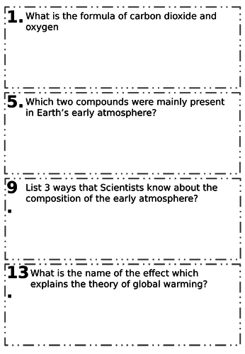 Our evolving atmosphere