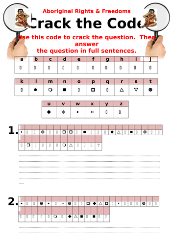 Crack the Code - Aboriginal Rights and Freedoms