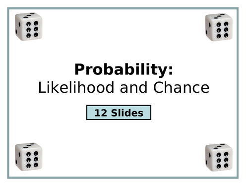 Probability PowerPoint + Investigation
