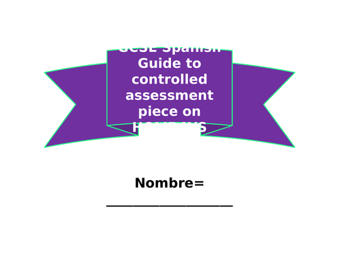 GCSE Spanish vacaciones/ holidays revision booklet WITH LESSON SLIDES TO SUPPORT