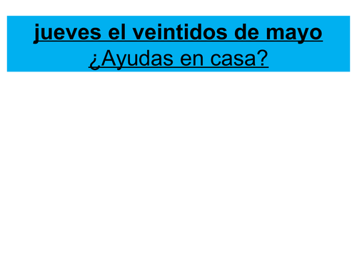 KS3 Spanish - tareas de casa - 3 lessons including an ICT lesson
