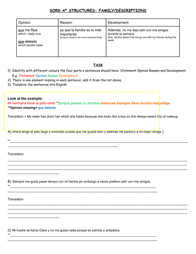 Imperfect example 2025 sentences with reason