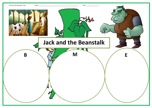 Jack and the Beanstalk - BIG WRITE!