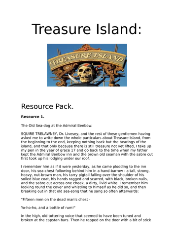 Treasure island resource pack for SOW