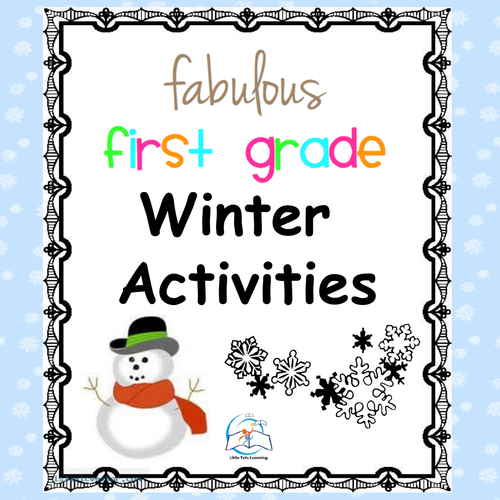 1st Grade Winter Activities {Literacy and Math}