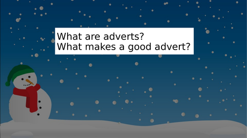 Christmas advertising campaign project
