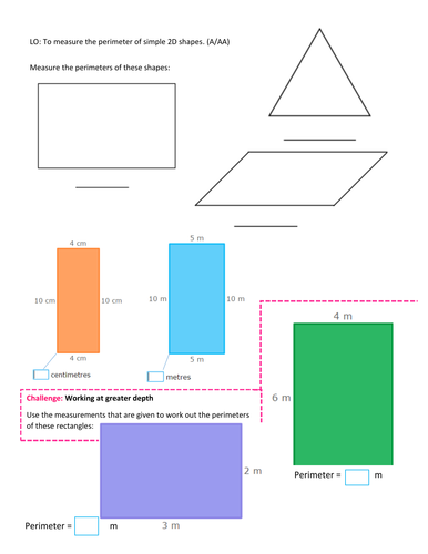 Year 3 perimeter | Teaching Resources