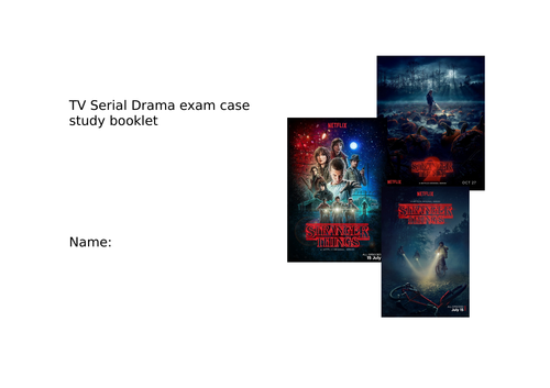 GCSE Media Studies TV Serial Drama case study booklet