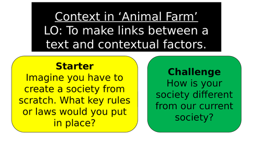 Animal Farm Context - Communism