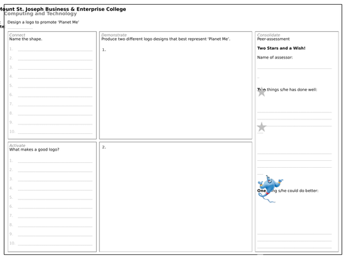 Year 7 Baseline - Logo Design/cover lesson