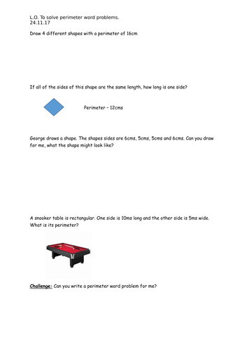perimeter powerpoint, perimeter and its uses in real life and perimeter word problems