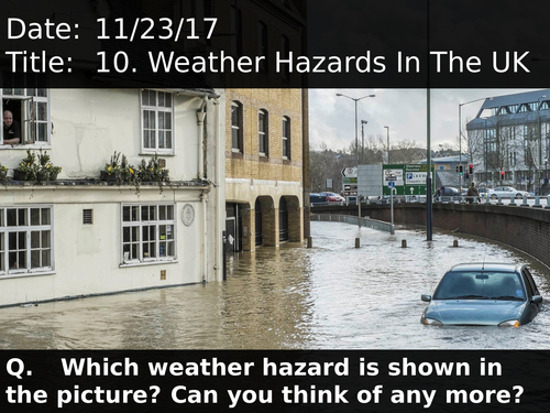 10. Weather Hazards In The UK