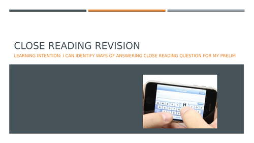 Selection of Reading for UAE/Close Reading Resources