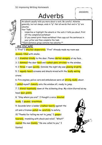 Improving Writing - Language Worksheets