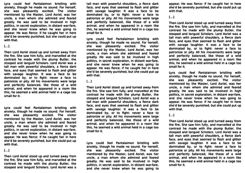 Northern Lights: Inference and Analysis of Lord Asriel