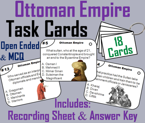 Ottoman Empire Task Cards