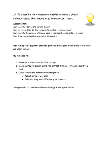 Electrical Circuits Investigation
