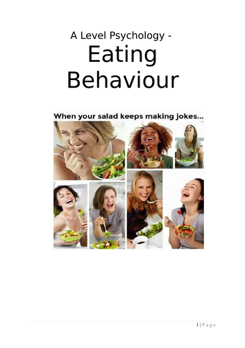 Eating Behaviours revision guide