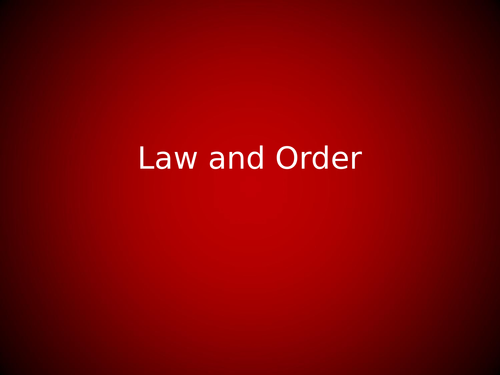 Romeo and Juliet - law and order