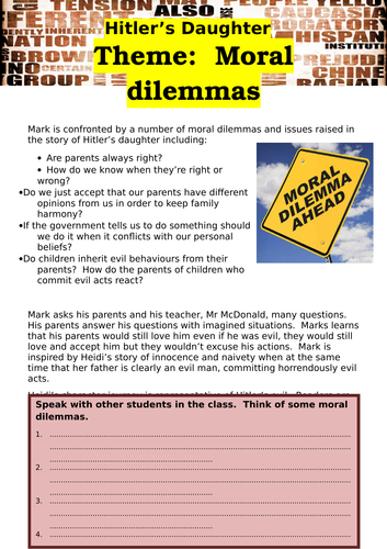 Hitler's Daughter - Theme: Moral Dilemmas