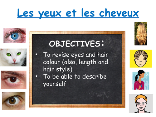 Y7 Metro 1 Les yeux et les cheveux