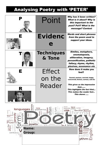 Comparing poetry poems using PETER Autumn and When Autumn Came unseen poetry