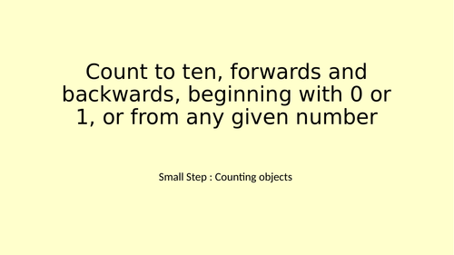 Y1 Maths Mastery Planning Autumn Block 1 Week 1 Place Value